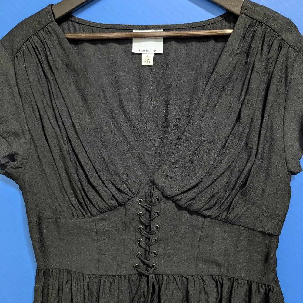 Future Collective Black Corset Top Size M